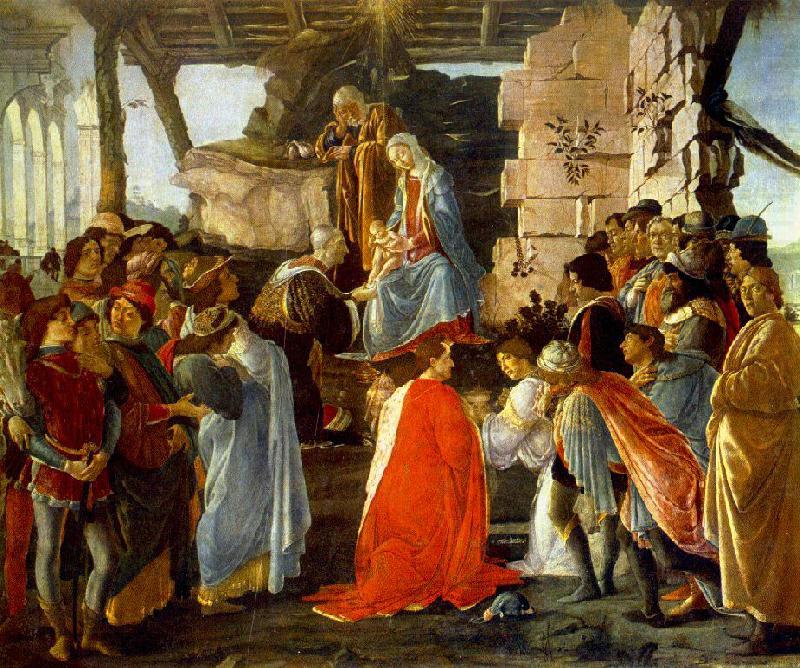 BOTTICELLI, Sandro The Adoration of the Magi  dfg china oil painting image